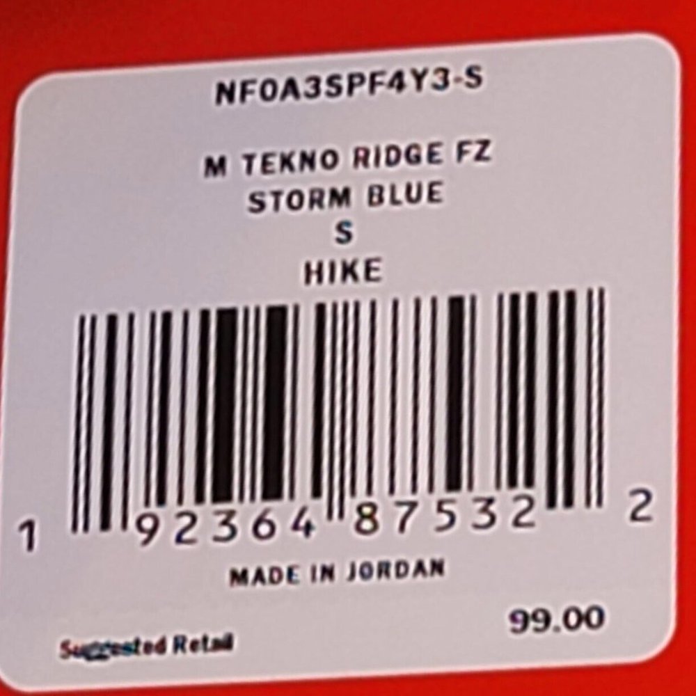 The North Face Tekno Ridge Full Zipper Jacket Mens Small - Picture 5 of 8